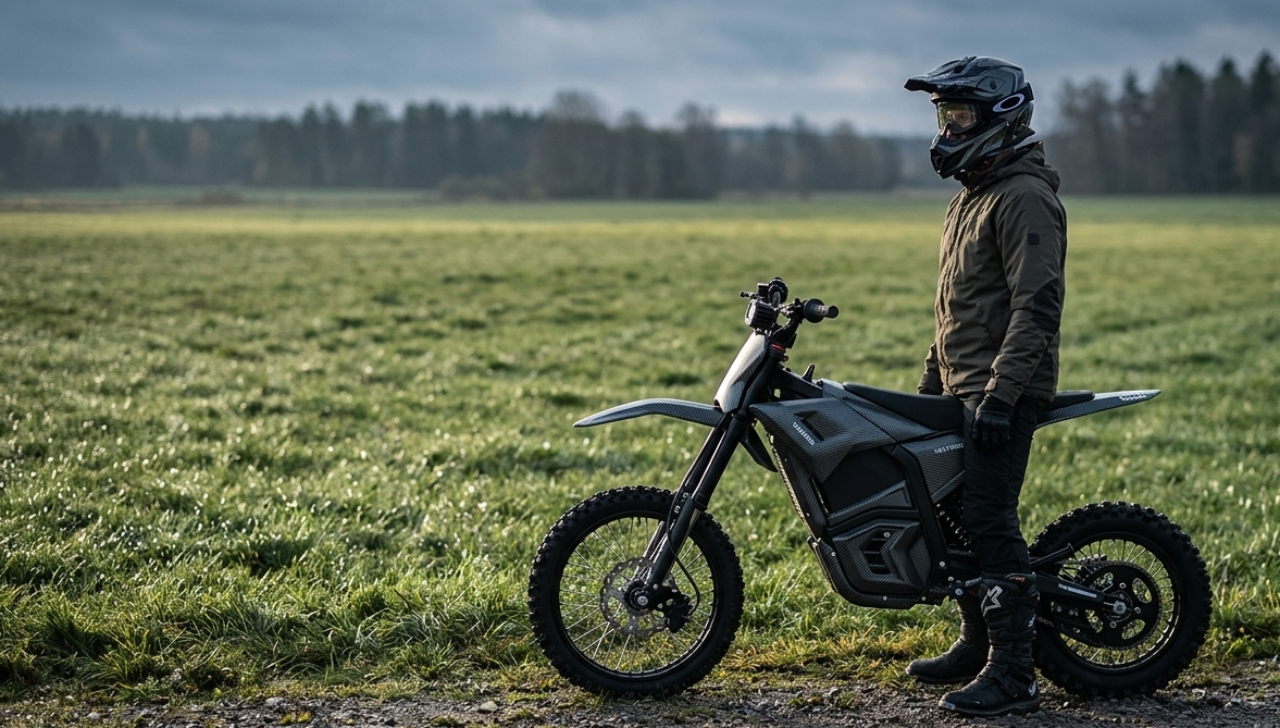Electric Dirt Bike on Wet Grass: Grip, Braking and Trail Damage