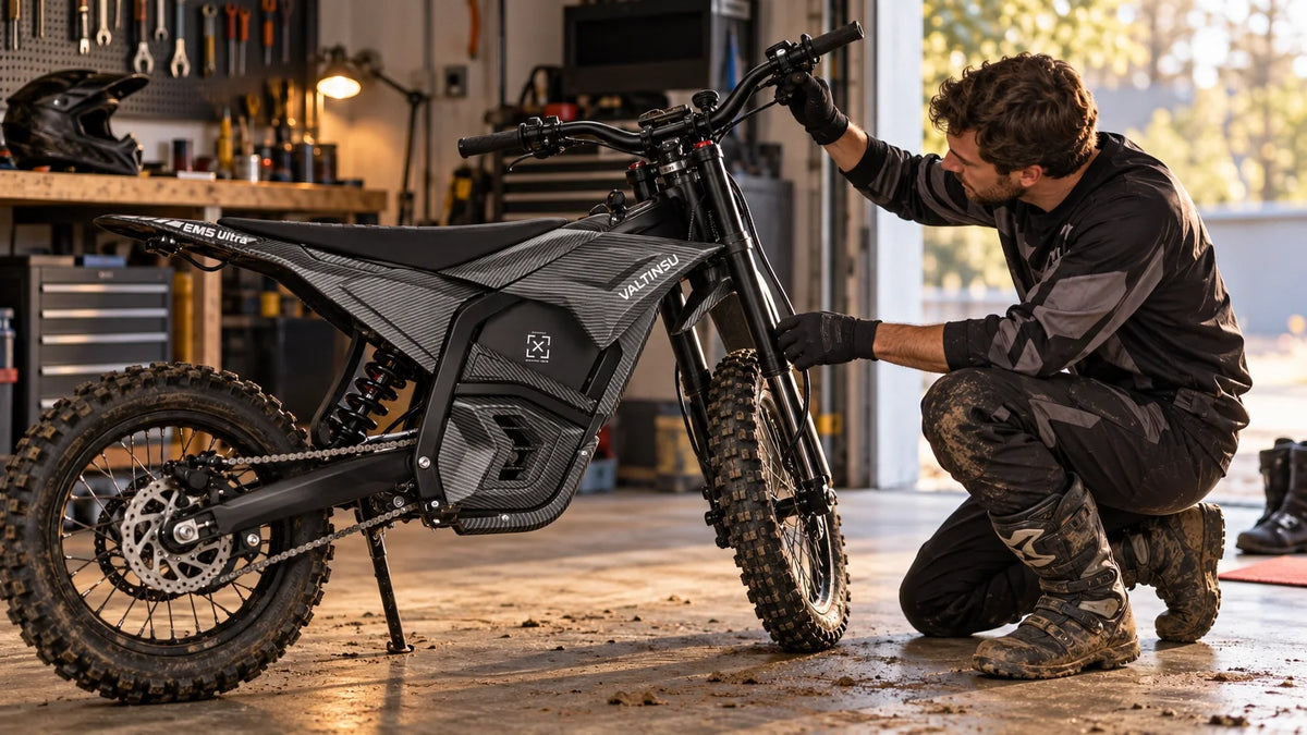 Electric Dirt Bike Handlebars Crooked After a Fall: Alignment or Bent Parts?
